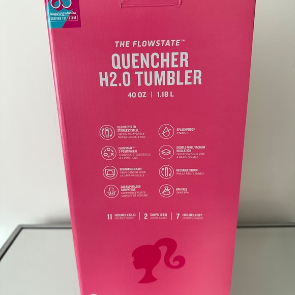 STANLEY x BARBIE TUMBLER 40 OZ - NEW IN BOX - Picture 5 of 6